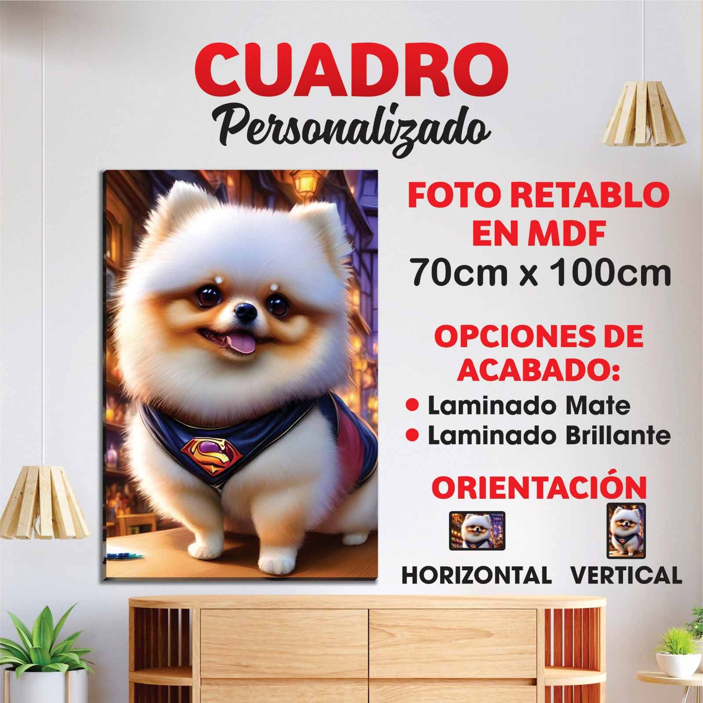 Foto Retablo Mate Personalizado en MDF