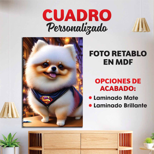 Foto Retablo Brillante Personalizado en MDF